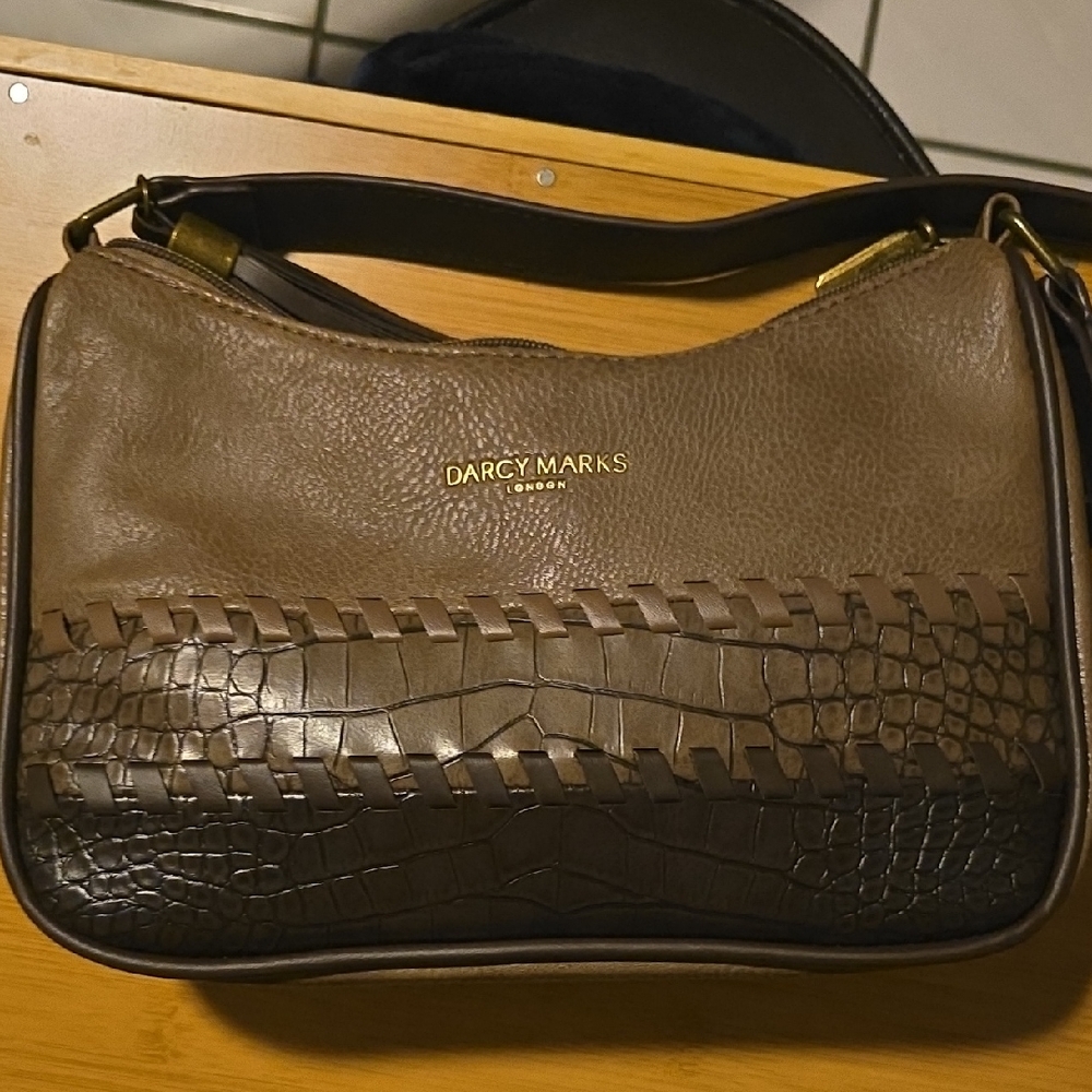 Darcy Marks Brown Leather Shoulder Bag